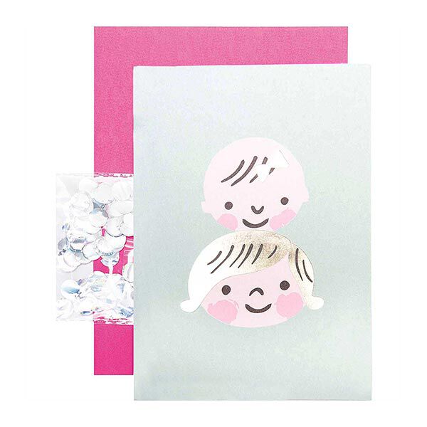 DIY-KAART HALLO BABY KINDERGEZICHTEN | RICO DESIGN, image number 1
