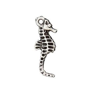 Metalen versiering Hanger Zeepaardje – zilver, 