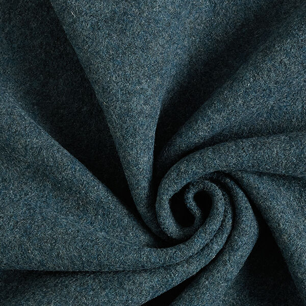 Wol walkloden Mix – oceaanblauw,  image number 1