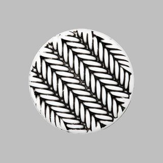 Knoop met oogje tricot - wit, 