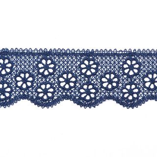 Naaldkant Guipure - marineblauw, 