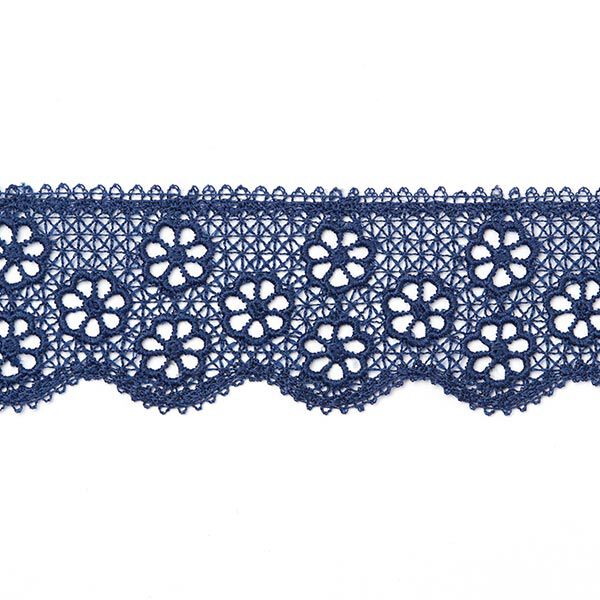 Naaldkant Guipure - marineblauw, image number 1