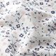 Zijde-viscose-satijn kleine bloemen – wit,  thumbnail number 2