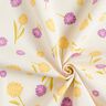 Decostof Half panama kleine lentebloemen – ecru/vanillegeel,  thumbnail number 3