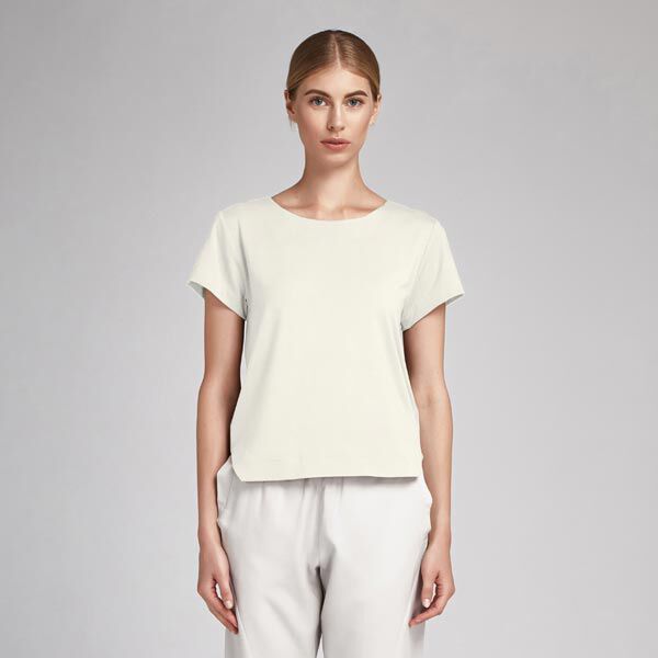 Brautsatin Stretch – ecru, image number 4