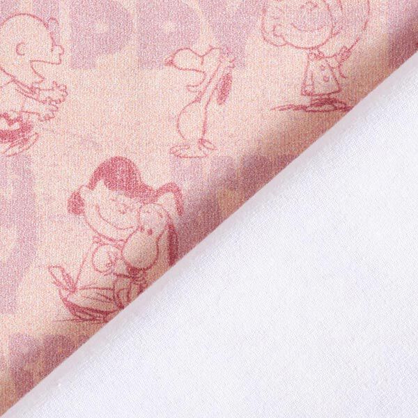 GOTS Katoenjersey Snoopy heeft geluk | Peanuts (TM) – oudroze, image number 4