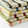 Meubelstof jacquard Biedermeier strepen – creme/blauw,  thumbnail number 5