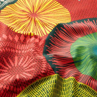 Decostof Katoenkeper Grote mandala – rood, 