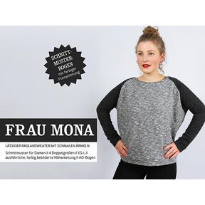 MEVROUW MONA Raglantrui met smalle mouwen | Studio Schnittreif | XS-L, 