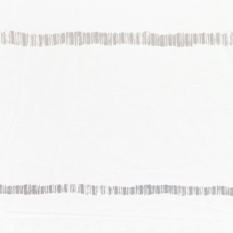 Vitragestof Voile fijne strepen 295 cm – zijdegrijs/ivoor,  image number 1