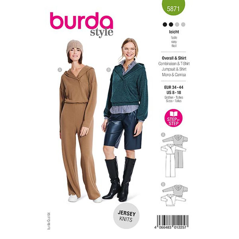 Overall / Shirt | Burda 5871 | 34-44,  image number 1