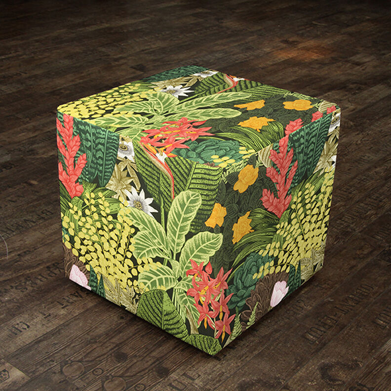 Outdoorstof Canvas exotische planten – donkergroen,  image number 8