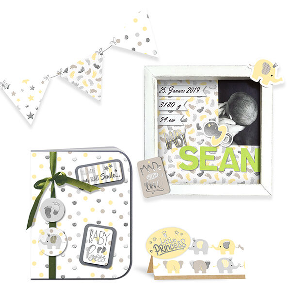Ontwerpkarton met stickers Baby, image number 3
