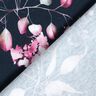 Katoenjersey Eucalyptus en hortensia's | Glitzerpüppi – nachtblauw/roze,  thumbnail number 4