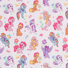 Katoenpopeline Licentiestof Mijn kleine pony in de tuin | Hasbro – roos,  thumbnail number 1