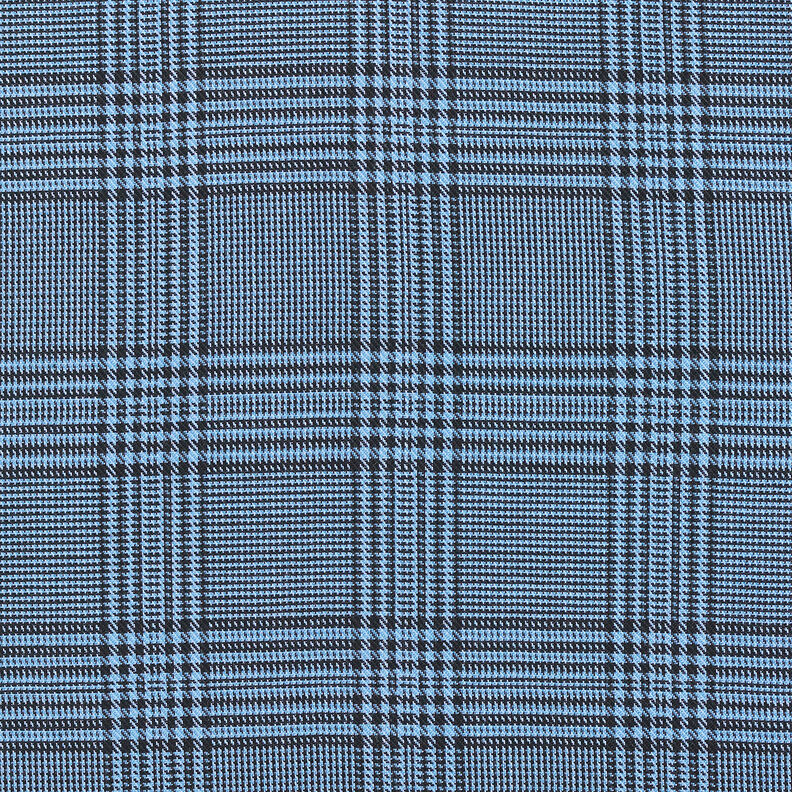 Viscosestof Glencheck – blauw, image number 1