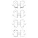 Plus size - top|tuniek, Butterick 6263|52 - 58,  thumbnail number 6