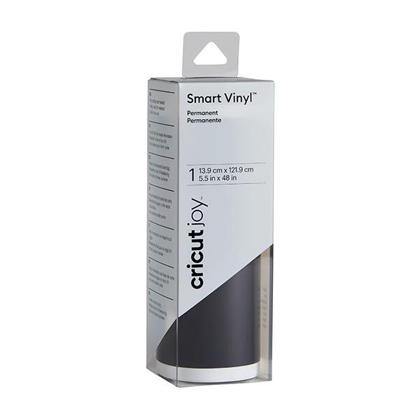 Cricut Joy Smart vinylfolie permanent [ 13,9 x 121,9 cm ] – zwart,  image number 1