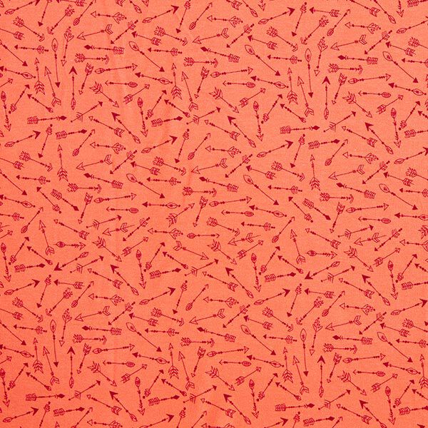 Sweatshirt geruwd Pijlen | PETIT CITRON – kreeft/roestrood, image number 1