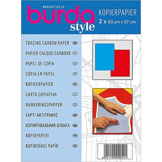 Burda Kopieerpapier blauw en rood, 