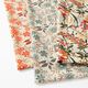 Decostof half panama bloemenpracht – riet/natuur,  thumbnail number 5