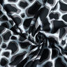 Viscosestof luipaardpatroon – lichtblauw/zwart,  thumbnail number 3