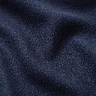 Mantelstof effen opgeruwd – marineblauw, 