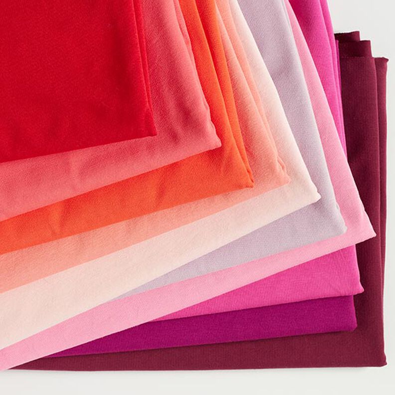 Katoenjersey Medium effen – pink, image number 5
