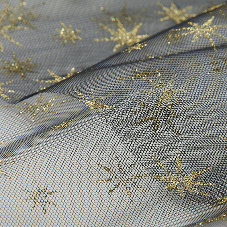 Tule glittersterren – zwart/goud,  image number 5