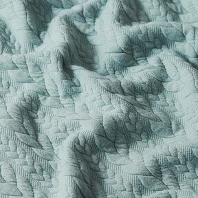 Jerseyjacquard cloqué kabelsteekpatroon – mint, 