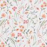 GOTS Katoenjersey wilde bloemenweide Digitaal printen – ivoor,  thumbnail number 1