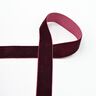 Fluweelband Effen [25 mm] – bordeauxrood,  thumbnail number 1