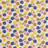Katoenen stof Cretonne ronde bloemen – creme/pastellila,  thumbnail number 1