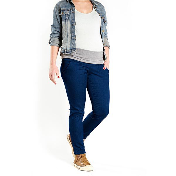 Jeansstof Rocco – marineblauw, image number 4