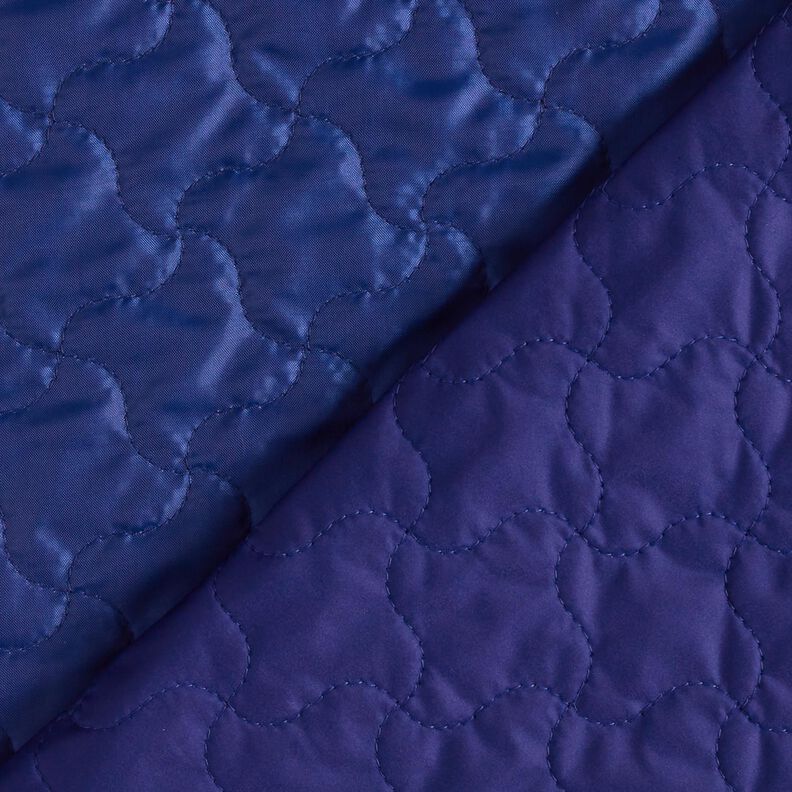 Quiltstof abstracte diamanten – marineblauw,  image number 6