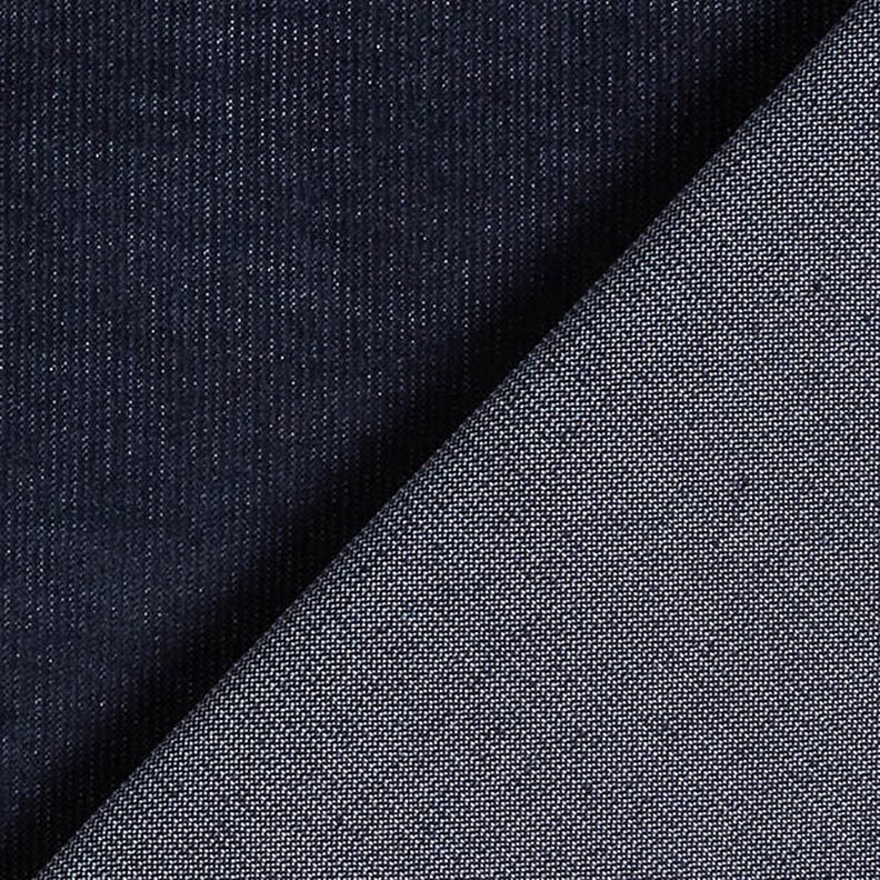 Stretch fijne corduroy jeanslook – marineblauw,  image number 3