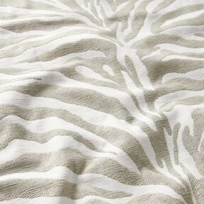 Bekledingsstof Jacquard Zebra – anemoon/natuur, 