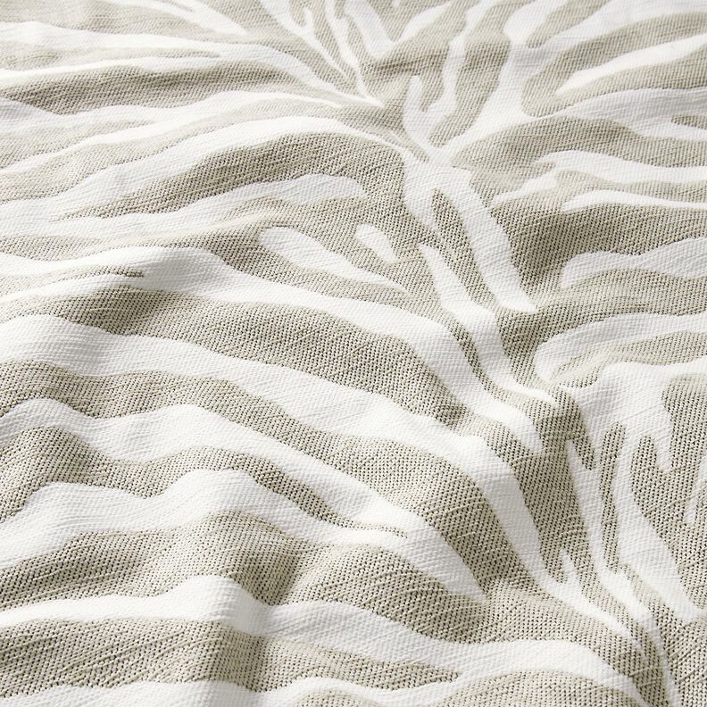 Bekledingsstof Jacquard Zebra – anemoon/natuur, image number 2