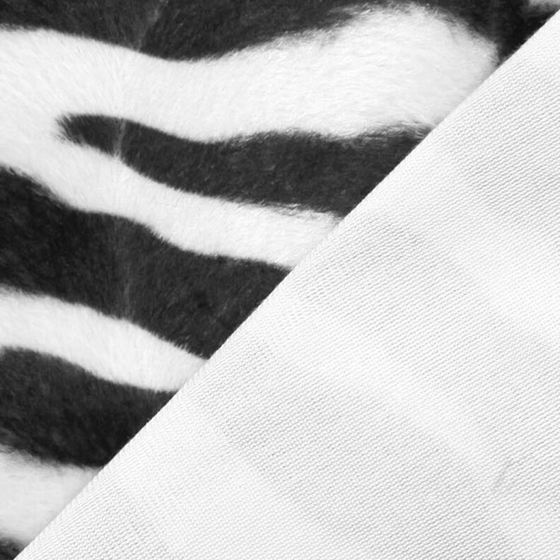 Kunstvacht zebra – zwart/wit,  image number 4