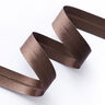 Biasband Satijn [20 mm] – donkerbruin,  thumbnail number 2