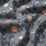 Katoenen stof Popeline Scandinavische boomdecoraties – leigrijs,  thumbnail number 2