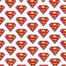 Katoenpopeline Superman-logo Licentiestof | DC Comics – wit,  thumbnail number 1