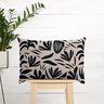 Decostof Gobelin abstracte planten – lichtbeige/zwart,  thumbnail number 7