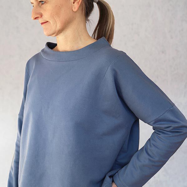 FRAU ISA - sweater met opstaande kraag, Studio Schnittreif  | XS -  XL,  image number 6
