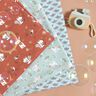 Katoenjersey Vos met bril – babyblauw,  thumbnail number 5