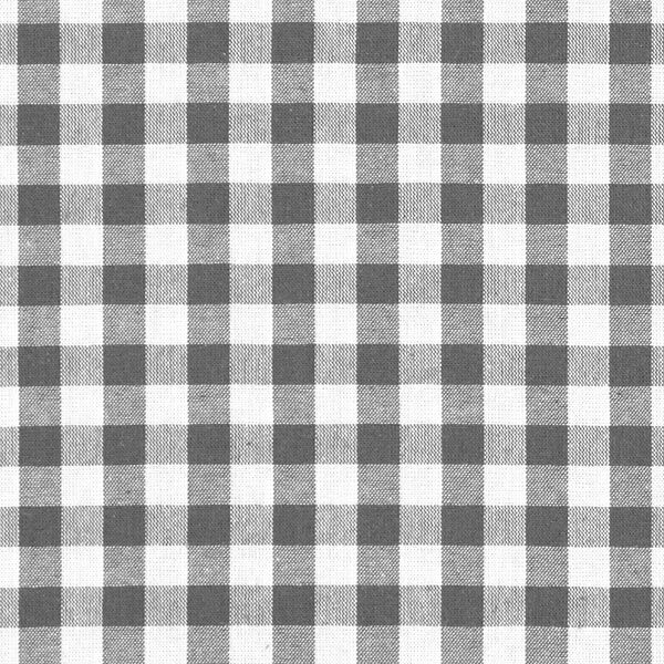 Katoenen stof Vichy - 1 cm – grijs,  image number 1