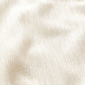 Decostof Jacquard Subtiele ribbels – creme, 