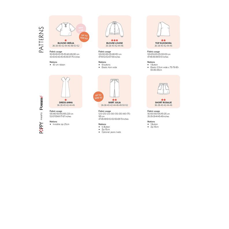 Poppy Tijdschrift 26 | Poppy Fabrics – creme,  image number 4