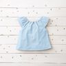 Mousseline/dubbel gehaakte stoffen – babyblauw,  thumbnail number 8