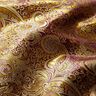 Kledingsjacquard metallic paisley – lila/goud,  thumbnail number 2